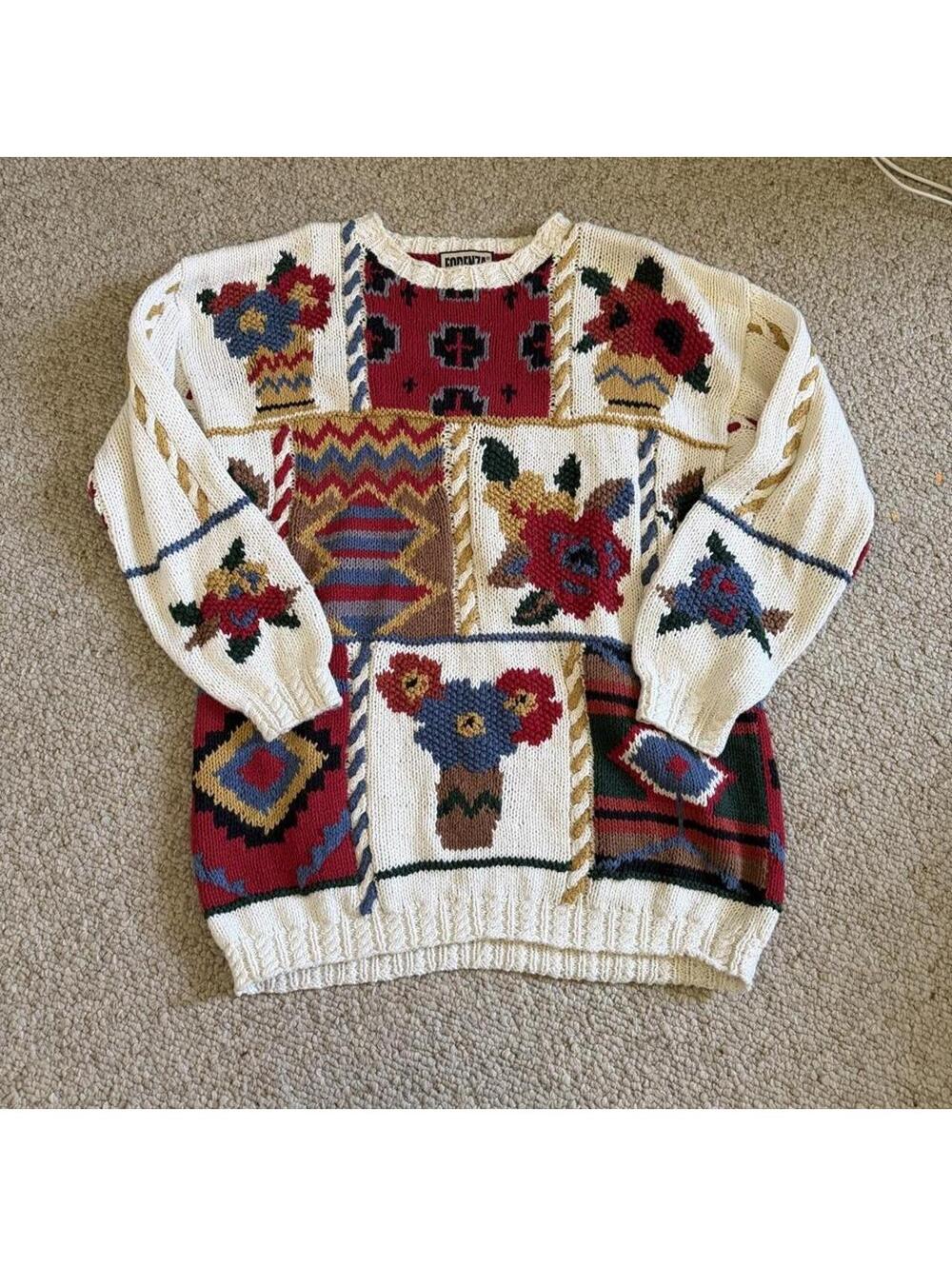 90s Forenza Ramie & Cotton Knit Sweater